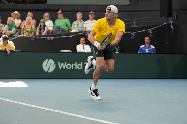 Tennis Davis Cup Australia vs Poland Pat Rafter Arena 19 September 2026 Brisbane Tennyson Queensland Australia Copyright: xMichaelxGlassx Davis Cup - Australia vs Poland0117