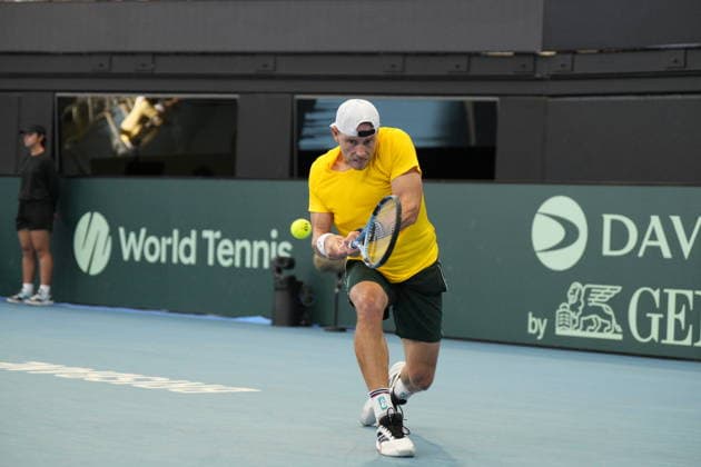 Tennis Davis Cup Australia vs Poland Pat Rafter Arena 19 September 2026 Brisbane Tennyson Queensland Australia Copyright: xMichaelxGlassx Davis Cup - Australia vs Poland0119