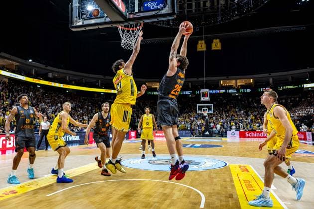 Basketball Berlin, September 18, 2026; 2026–2027 Season; EasyCredit BBL 1 Bundesliga Men s Division; Alba Berlin NINERS vs. Chemnitz; Benjamin Burnham (Chemnitz, No. 25); Ben Brandon Angel (Alba Berlin, No. 21)