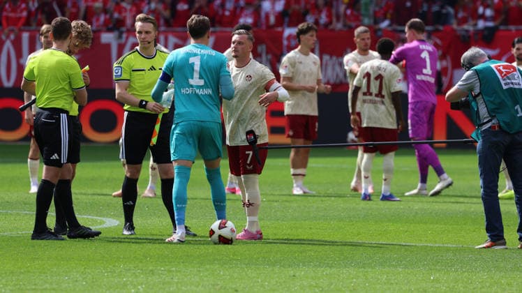 September 19, 2026, xrekx, Soccer, 2. Bundesliga, 1 FC Kaiserslautern vs. Eintracht Braunschweig, photo by Ron Thorben Hoffmann: Eintracht Braunschweig s Marlon Ritter and 1 FC Kaiserslautern. DFL and DFB regulations prohibit any use of photographs as image sequences and or quasi-video. Kaiserslautern