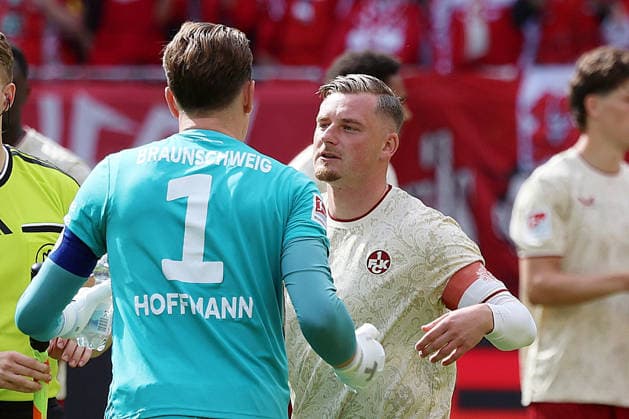 September 19, 2026, xrekx, Soccer, 2. Bundesliga, 1 FC Kaiserslautern vs. Eintracht Braunschweig, photo by Ron Thorben Hoffmann: Eintracht Braunschweig s Marlon Ritter and 1 FC Kaiserslautern. DFL and DFB regulations prohibit any use of photographs as image sequences and or quasi-video. Kaiserslautern