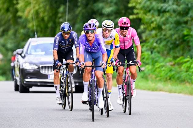 Flandrien 0.0 classic 2026 Cycling Race HAACHT, BELGIUM - SEPTEMBER 19 : De Bondt Dries (BEL) of Team Jayco AlUla in the escape pack during the 28th edition of Flandrien 0.0 classic an UCI ProSeries 1.Pro one day cycling road race for Men Elite of 199.4 km with start in Brakel and finish in Haacht on September 19, 2026 in Haacht, Belgium, 19 09 2026 ( Motordriver Stephan Boone - Haacht Belgium  Copyright: xTomasxSiskx