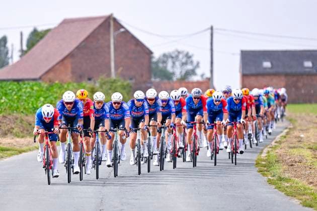Flandrien 0.0 classic 2026 Cycling Race HAACHT, BELGIUM - SEPTEMBER 19 : Team Alpecin - Premier Tech in action during the 28th edition of Flandrien 0.0 classic an UCI ProSeries 1.Pro one day cycling road race for Men Elite of 199.4 km with start in Brakel and finish in Haacht on September 19, 2026 in Haacht, Belgium, 19 09 2026 ( Motordriver Stephan Boone - Haacht Belgium  Copyright: xTomasxSiskx