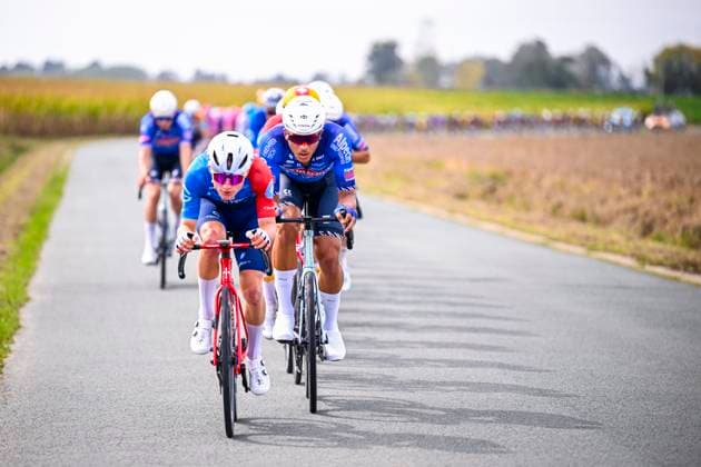 Flandrien 0.0 classic 2026 Cycling Race HAACHT, BELGIUM - SEPTEMBER 19 : Sentjens Sente (BEL) of Alpecin Premier Tech in action during the 28th edition of Flandrien 0.0 classic an UCI ProSeries 1.Pro one day cycling road race for Men Elite of 199.4 km with start in Brakel and finish in Haacht on September 19, 2026 in Haacht, Belgium, 19 09 2026 ( Motordriver Stephan Boone - Haacht Belgium  Copyright: xTomasxSiskx