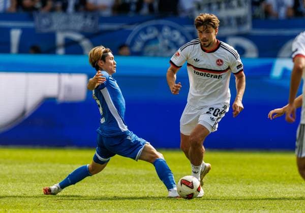 September 19, 2026 Soccer Season 2026–2027, Bundesliga 2, Matchday 6: Karlsruher SC (KSC) vs. 1. FC Nürnberg (FCN) Club Sports Photo by Zink DaMa xdaxmax. DFL regulations prohibit any use of photographs as image sequences and or quasi-video For editorial use only. Shio Fukuda 13, Karlsruher SC (KSC), Fynn Otto 20, 1. FC Nürnberg (FCN)