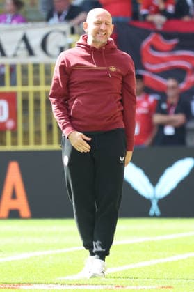 September 19, 2026, xrekx, Soccer, 2. Bundesliga, 1. FC Kaiserslautern vs. Eintracht Braunschweig; Torsten Lieberknecht, coach of 1. FC Kaiserslautern, looks disappointed, looks disappointed, dejected, disappointed DFL DFB REGULATIONS PROHIBIT ANY USE OF PHOTOGRAPHS as IMAGE SEQUENCES and or QUASI-VIDEO Kaiserslautern