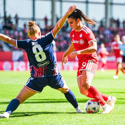 September 19, 2026, Munich, Germany Google Pixel Women s Bundesliga: FC Bayern Munich Women vs. 1. FC Köln Women at the FC Bayern Campus Jovana Damnjanovic FC Bayern Women