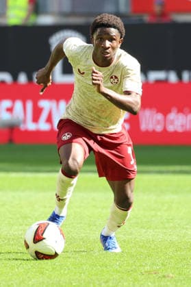 September 19, 2026, xrekx, Soccer 2. Bundesliga, 1 FC Kaiserslautern vs. Eintracht Braunschweig, l. Ibrahim Kanate, 1 FC Kaiserslautern. DFL and DFB regulations prohibit any use of photographs as image sequences and or quasi-video. Kaiserslautern