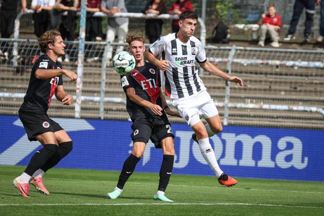 3rd Division, 2026–27 Season: Victoria Cologne vs. FC Ingolstadt 04; Georgios Antzoulas, No. 6, FCI; XXXXX; Photo by Jürgen Meyer; 3rd Division, 2026–27 Season: Victoria Cologne vs. FC Ingolstadt 04