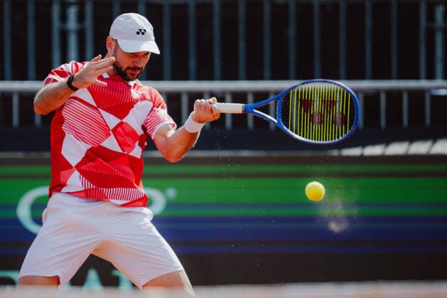 TENNIS - Davis Cup, AUT vs BEL VIENNA,AUSTRIA,19.SEP.26 - TENNIS - ITF Davis Cup, qualification round 2, Austria vs Belgium. Image shows Jurij Rodionov (AUT).  GEPAxpictures xAlexanderxSolc