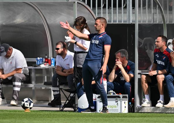 September 19, 2026, xsltx, Southwest Regional Soccer League, Eintracht Frankfurt U21 vs. TSV Steinbach Haiger, Coach Hüsni Tahiri, TSV Steinbach Haiger