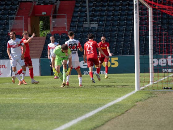Goal for the 0-1 lead by Nicolas Oliveira (SSV Jahn Regensburg), September 25, Germany, Soccer, VfB Stuttgart II vs. SSV Jahn Regensburg, Landesliga 2, Matchday 8, Leinfelden-Echterdingen, 2026–2027 season, September 19, 2026, Germany, Soccer, VfB Stuttgart II vs. SSV Jahn Regensburg, 3. Liga, Matchday 8, 2026–2027 season, September 19, 2026, Leinfelden-Echterdingen Copyright: xCarstenxSchweringx EP_CSG