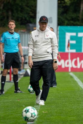 German Soccer, 3rd Division, 2026–27, Matchday 7, September 19, 2026: FC Viktoria Köln vs. FC Ingolstadt 04 at Sportpark Höhenberg, Cologne. Head coach of FC Viktoria Köln: Marian Wilhelm, Cologne, Germany Copyright: xMijoxLubecx