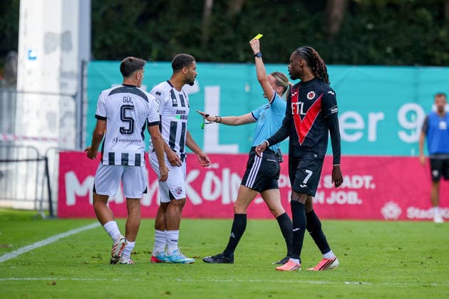 September 19, 2026, xsefx, soccer, FC Viktoria Köln vs. FC Ingolstadt 04, 3. Liga, Sportpark Höhenberg, Matchday 7, 2026–2027 season xxxxxxxxx DFB regulations prohibit any use of photographs as image sequences and or quasi-video in North Rhine-Westphalia, Germany