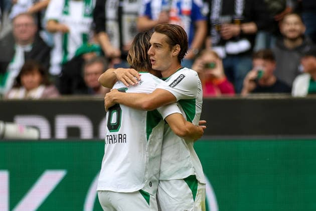 September 19, 2026, GER, Soccer, Men s, Bundesliga, 1. Bundesliga, 2026–2027 Season, VfL Borussia Mönchengladbach vs. FSV Mainz 05, Florian Neuhaus (BMG) celebrates his goal, cheering after scoring the 1–0 goal Copyright: xSvenxHanischx