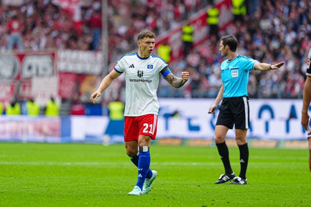 Nicolai Remberg, Hamburger SV, 21 GER, Hamburger SV vs. 1 FC Köln, Soccer, Bundesliga 1, Matchday 04, 2026–2027 Season, September 19, 2026 DFL regulations prohibit any use of photographs as image sequences and or quasi-video GER, Hamburger SV vs. 1. FC Köln, soccer, Bundesliga 1, Matchday 4, 2026–2027 season, September 19, 2026, Hamburg Copyright: xEibner-Pressefoto MarcelxvonxFehrnx EP_MFN