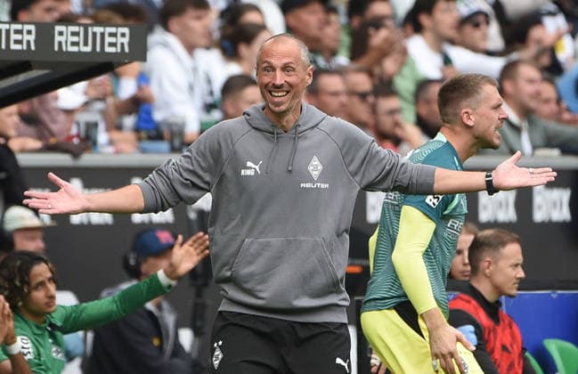 September 19, 2026, xhbx, Soccer, Bundesliga 1, Borussia Mönchengladbach 1 FSV Mainz 05 v l Interim Coach Jan Moritz Lichte Borussia Mönchengladbach DFL DFB REGULATIONS PROHIBIT ANY USE OF PHOTOGRAPHS as IMAGE SEQUENCES and or QUASI-VIDEO Mönchengladbach