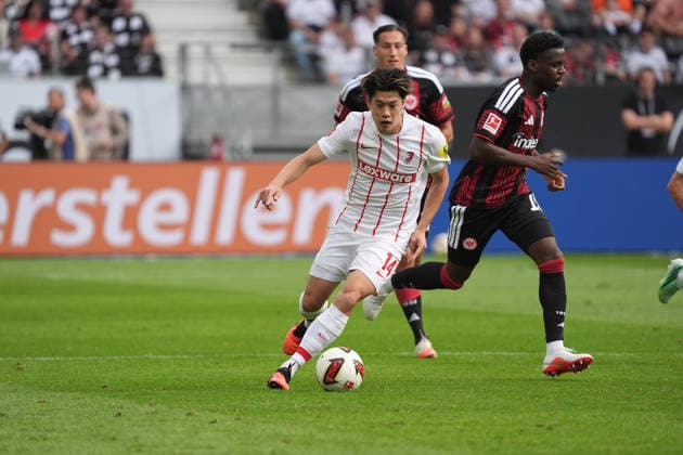 Yuito Suzuki, SC Freiburg, September 14, 2026, Bundesliga, 2026–27 season, Eintracht Frankfurt vs. SC Freiburg, Deutsche Bank Park, Matchday 4