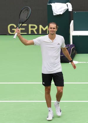 Alexander Zverev, Davis Cup: Germany vs. Croatia, Heristo Arena, Halle, Westphalia, Germany; Tennis Davis Cup 20026; Heristo Arena, Halle, North Rhine-Westphalia, Germany; September 19, 2026 Copyright: xJuergenxHasenkopfx