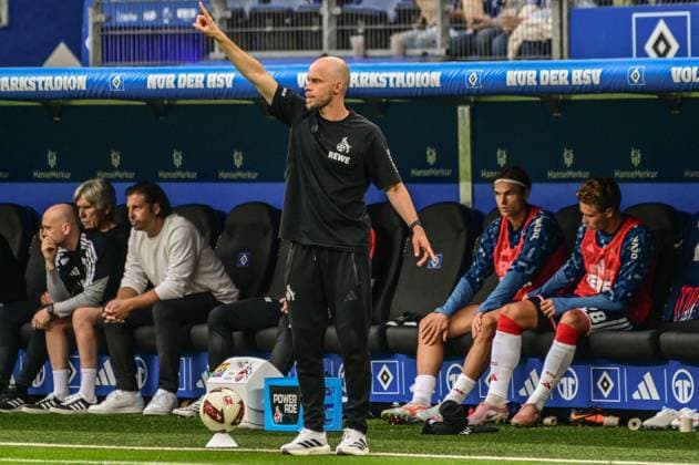 René Wagner, Head Coach, Cologne, Germany; Hamburg; Volksparkstadion; Soccer; Bundesliga 1; Hamburger SV; 1. FC Cologne