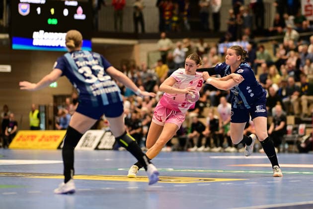 Handball I Women I 2026–2027 Season I Bundesliga I Matchday 4 I Buxtehuder SV vs. HSG Bensheim Auerbach I September 19, 2026 Lena Sophia Degenhardt 8, HSG Bensheim Auerbach Lin Luck 51, Buxtehuder Sportverein, Buxtehude, Halle Nord, New Lower Saxony, Germany Copyright: xLobeca FelixxWeißbergx