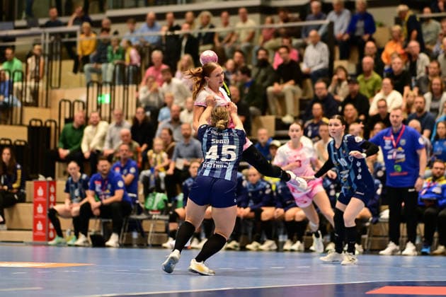 Handball I Women I 2026–2027 Season I Bundesliga I Matchday 4 I Buxtehuder SV vs. HSG Bensheim Auerbach I September 19, 2026 Goals: Jule Polsz 17, HSG Bensheim Auerbach, Buxtehude, Halle Nord, New Lower Saxony, Germany Copyright: xLobeca FelixxWeißbergx