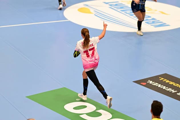 Handball I Women I 2026–2027 Season I Bundesliga I Matchday 4 I Buxtehuder SV vs. HSG Bensheim Auerbach I September 19, 2026 Cheers, excitement, enthusiasm, euphoria, joy, happiness, cheerfulness at Jule Polsz 17, HSG Bensheim Auerbach, Buxtehude Halle Nord, New Lower Saxony, Germany Copyright: xLobeca FelixxWeißbergx