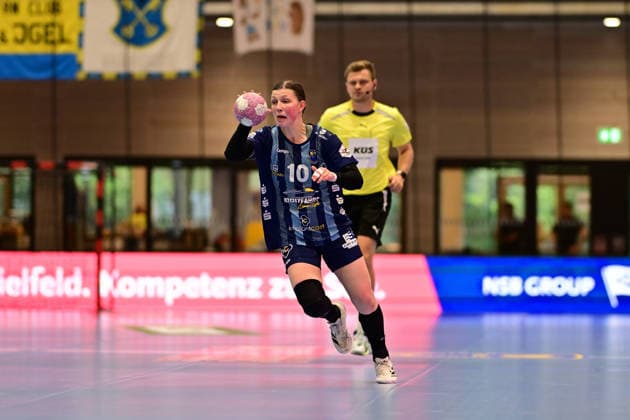 Handball I Women I 2026–2027 Season I Bundesliga I Matchday 4 I Buxtehuder SV vs. HSG Bensheim Auerbach I September 19, 2026 Anika Hampel 10, Buxtehuder Sportverein, Buxtehude, Halle Nord, New Lower Saxony, Germany Copyright: xLobeca FelixxWeißbergx