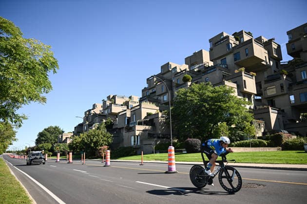 2026 UCI Road World Championships Picture by Chris Auld SWpix.com - 19 09 2026 - Cycling - 2026 UCI Road World Championships - MontrÃ al, Canada - ITT Training - Jakob Soderqvist of Sweden MontrÃ al Avenue du Parc Canada Copyright: x xSWpix.comx(t axPhotographyxHubxLtd)xChrisxAuld SWpix.comx SWP-3030-23958