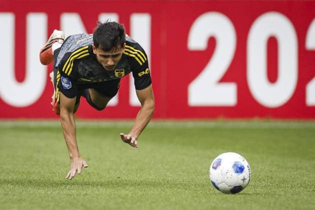 THE HAGUE - Ilyes Hamache of SC Cambuur during the Dutch Eredivisie match between ADO Den Haag and SC Cambuur at the WerkTalent Stadion on September 19, 2026 in The Hague, the Netherlands. MAURICE VAN STEEN ANP Eredivisie 2026 27 xVIxANPxSportx xxANPxIVx 569258260 originalFilename: 569258260.jpg