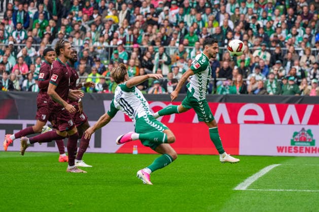 Niklas Füllkrug, Werder Bremen, 10, German soccer, Bundesliga, 2026–27 season, Matchday 4, September 19, 2026, Werder Bremen vs. FC Augsburg, Weserstadion, Bremen Copyright: xLeonxFrickx