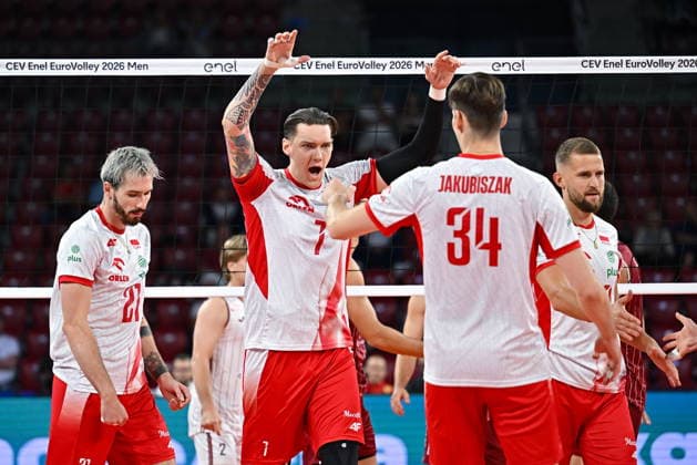 2026.09.19 Sofia siatkowka Mistrzostwa Europy w siatkowce mezczyzn Polska - Lotwa N z Tomasz Fornal Bartlomiej Lemanski Szymon Jakubiszak radosc emocje Foto Lukasz Laskowski PressFocus 2026.09.19 Sofia CEV Enel EuroVolley Men 2026 Poland vs Latvia Tomasz Fornal Bartlomiej Lemanski Szymon Jakubiszak radosc emocje Credit: Lukasz Laskowski PressFocus NEWSPIX.PL --- newspix.pl 