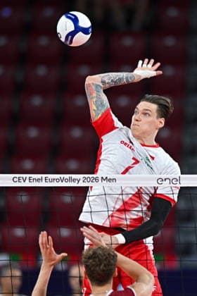 2026.09.19 Sofia siatkowka Mistrzostwa Europy w siatkowce mezczyzn Polska - Lotwa N z Bartlomiej Lemanski Foto Lukasz Laskowski PressFocus 2026.09.19 Sofia CEV Enel EuroVolley Men 2026 Poland vs Latvia Bartlomiej Lemanski Credit: Lukasz Laskowski PressFocus NEWSPIX.PL --- newspix.pl 