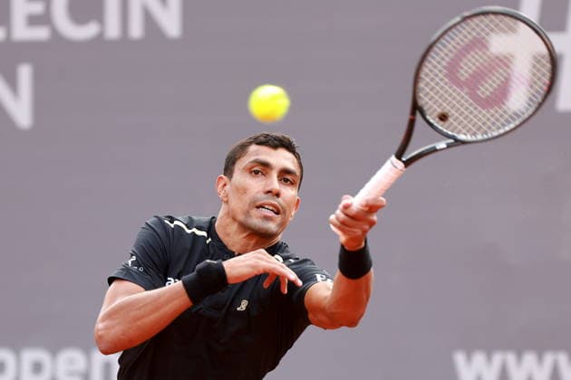 SZCZECIN, 19.09.2026 TURNIEJ TENISA ZIEMNEGO ATP, Tennis Herren CHALLENGER - ATP CHALLENGER INVEST IN SZCZECIN OPEN 2026 NZ THIAGO MONTEIRO FOT. KRZYSZTOF CICHOMSKI NEWSPIX.PL --- newspix.pl 