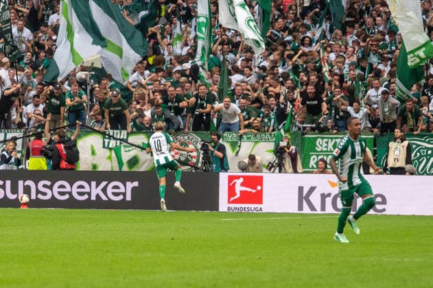 German Soccer 1st Bundesliga, Matchday 4, 2026–2027, Werder Bremen vs. FC Augsburg on September 19, 2026, at the Weserstadion in Bremen; 2–2 goal by Niclas Füllkrug of Werder Bremen, 10: celebration, joy, goal celebration, emotions Copyright: xSvenxHeidmannx