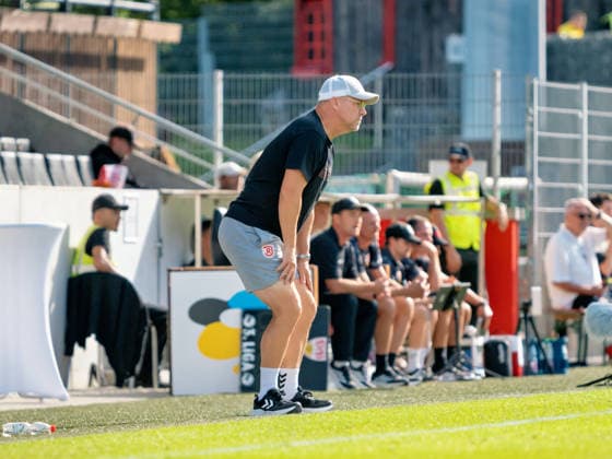 Coach Sascha Hildmann, SSV Jahn Regensburg, GER, Soccer, VfB Stuttgart II vs. SSV Jahn Regensburg, 3rd Division, Matchday 7, 2026–2027 Season, September 19, 2026 GER, Soccer, VfB Stuttgart II vs. SSV Jahn Regensburg, 3rd Division, Matchday 7, 2026–2027 season, September 19, 2026 Aspach Copyright: xCarstenxSchweringx EP_CSG
