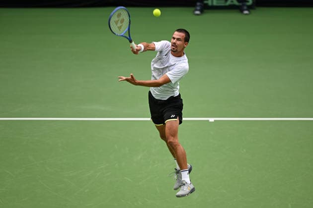 Daniel Altmaier GER September 19, 2026 ¢ Tennis ¢ Davis Cup Qualifiers, 2nd Round ¢ Germany vs. Croatia, Heristo Arena, Halle Westfalen, North Rhine-Westphalia, Germany Copyright: xpepphotox xHorstxMauelshagenx pep00321, pep_20260919_hm