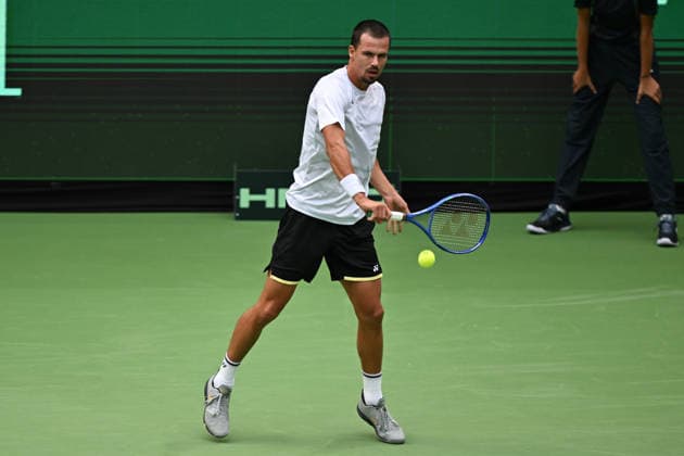 Daniel Altmaier GER September 19, 2026 ¢ Tennis ¢ Davis Cup Qualifiers, 2nd Round ¢ Germany vs. Croatia, Heristo Arena, Halle Westfalen, North Rhine-Westphalia, Germany Copyright: xpepphotox xHorstxMauelshagenx pep00321, pep_20260919_hm