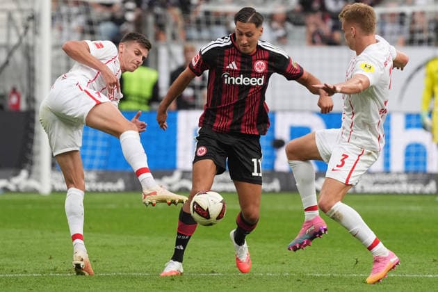 Younes Ebnoutalib: Eintracht Frankfurt defeats Philipp Treu s SC Freiburg, 29; Philipp Lienhart, SC Freiburg, 3; September 19, 2026; Bundesliga, Season 26-27; Eintracht Frankfurt vs. SC Freiburg; Deutsche Bank Park; Matchday 4