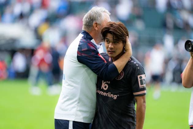 Borussia Monchengladbach v 1. FSV Mainz 05 - Bundesliga Kaishu Sano of 1. FSV Mainz 05 looks on after the Bundesliga match between Borussia Monchengladbach and 1. FSV Mainz 05 at ista-Borussia-Park on September 19, 2026 in Monchengladbach, Germany. Monchengladbach ista-Borussia-Park North Rhine-Westphalia Germany Copyright: xTaiseixIwamotox