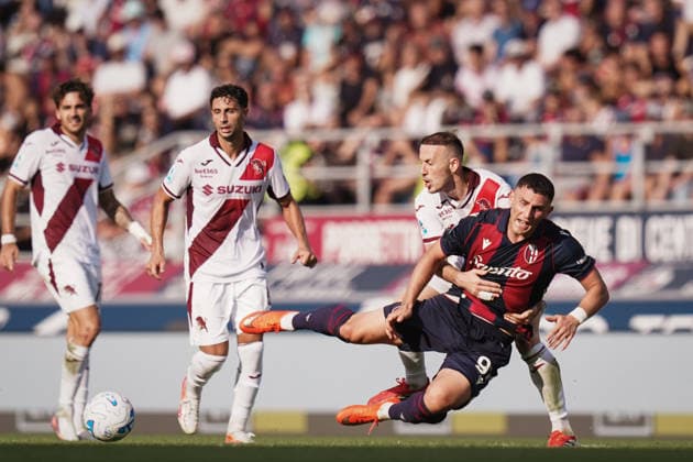 BolognaÕs Roberto Piccoli in action during the Serie A soccer match between Bologna and Torino at the Renato DallÕAra Stadium in Bologna, north Italy - Saturday, September 19, 2026 -  Copyright: xMassimoxPaolone LaPressex