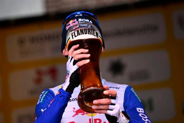 Flandrien 0.0 classic 2026 Cycling Race HAACHT, BELGIUM - SEPTEMBER 19 : Pithie Laurence (NZL) of Red Bull BORA Hansgrohe on the podium during the 28th edition of Flandrien 0.0 classic an UCI ProSeries 1.Pro one day cycling road race for Men Elite of 199.4 km with start in Brakel and finish in Haacht on September 19, 2026 in Haacht, Belgium, 19 09 2026 ( Motordriver Stephan Boone - Haacht Belgium  Copyright: xTomasxSiskx