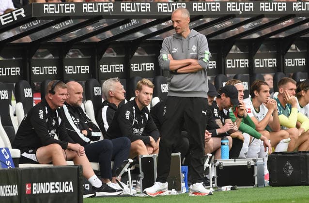 September 19, 2026, xhbx, Soccer, Bundesliga 1, Borussia Mönchengladbach 1 FSV Mainz 05 v l Interim coach Jan Moritz Lichte Borussia Mönchengladbach DFL DFB REGULATIONS PROHIBIT ANY USE OF PHOTOGRAPHS as IMAGE SEQUENCES and or QUASI-VIDEO Mönchengladbach