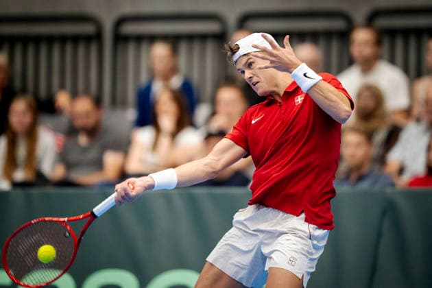 Tennis, Davis Cup, Bulgaria v Denmark