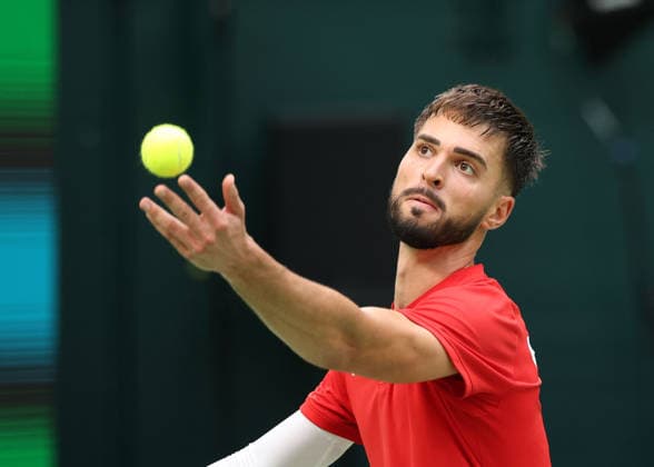 Team Croatia, Dino Prizmic, Davis Cup: Germany vs. Croatia, Heristo Arena, Halle West, Germany; Tennis Davis Cup 20026, Heristo Arena, Halle West, North Rhine-Westphalia, Germany, September 19, 2026 Copyright: xJuergenxHasenkopfx