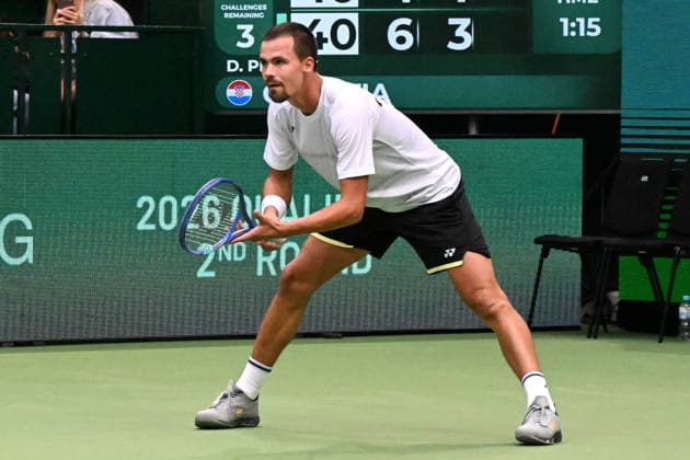 Daniel Altmaier GER September 19, 2026 ¢ Tennis ¢ Davis Cup Qualifiers, 2nd Round ¢ Germany vs. Croatia, Heristo Arena, Halle Westfalen, North Rhine-Westphalia, Germany Copyright: xpepphotox xHorstxMauelshagenx pep00321, pep_20260919_hm