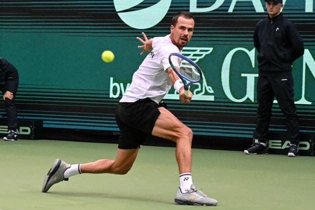 Daniel Altmaier GER September 19, 2026 ¢ Tennis ¢ Davis Cup Qualifiers, 2nd Round ¢ Germany vs. Croatia, Heristo Arena, Halle Westfalen, North Rhine-Westphalia, Germany Copyright: xpepphotox xHorstxMauelshagenx pep00321, pep_20260919_hm