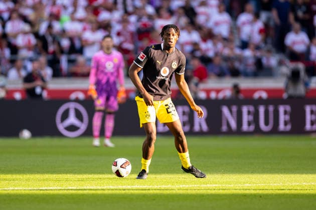 September 19, 2026, Soccer, Matchday 4 of the 1st Bundesliga, VfB Stuttgart vs. Borussia Dortmund, Joane Gadou (Borussia Dortmund), Stuttgart, MHP Arena, Baden-Württemberg, Germany, xRHR PHOTO DEx Copyright: DennisxEwert RHR-FOTOx RHR-FOTO DE