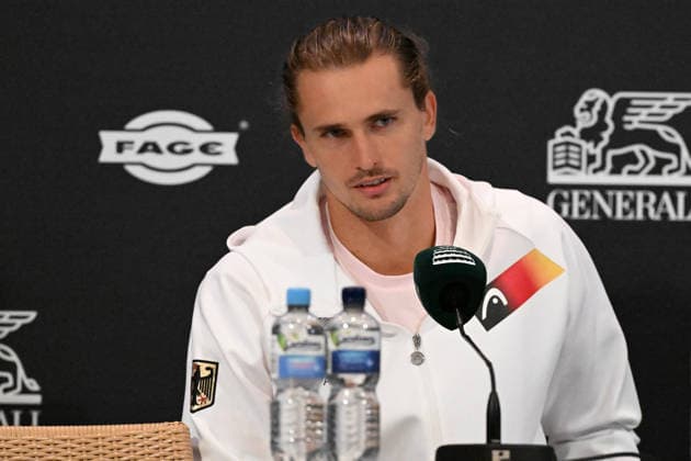 Alexander Zverev (GER) at the press conference on September 19, 2026 ¢ Tennis ¢ Davis Cup Qualifiers, 2nd Round ¢ Germany vs. Croatia, Heristo Arena, Halle Westfalen, North Rhine-Westphalia, Germany Copyright: xpepphotox xHorstxMauelshagenx pep00321, pep_20260919_hm