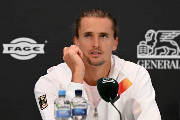 Alexander Zverev (GER) at the press conference on September 19, 2026 ¢ Tennis ¢ Davis Cup Qualifiers, 2nd Round ¢ Germany vs. Croatia, Heristo Arena, Halle Westfalen, North Rhine-Westphalia, Germany Copyright: xpepphotox xHorstxMauelshagenx pep00321, pep_20260919_hm
